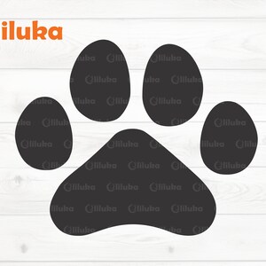 Dog Svg, Dog Paw Print Svg, Dog Paw SVG, Paw Svg, Print Cut File