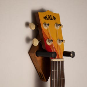 No Drill Ukulele Wall Mount: Rustic Modern Decor