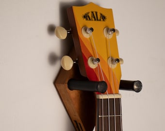 Support mural pour ukulélé sans perçage : décoration rustique moderne