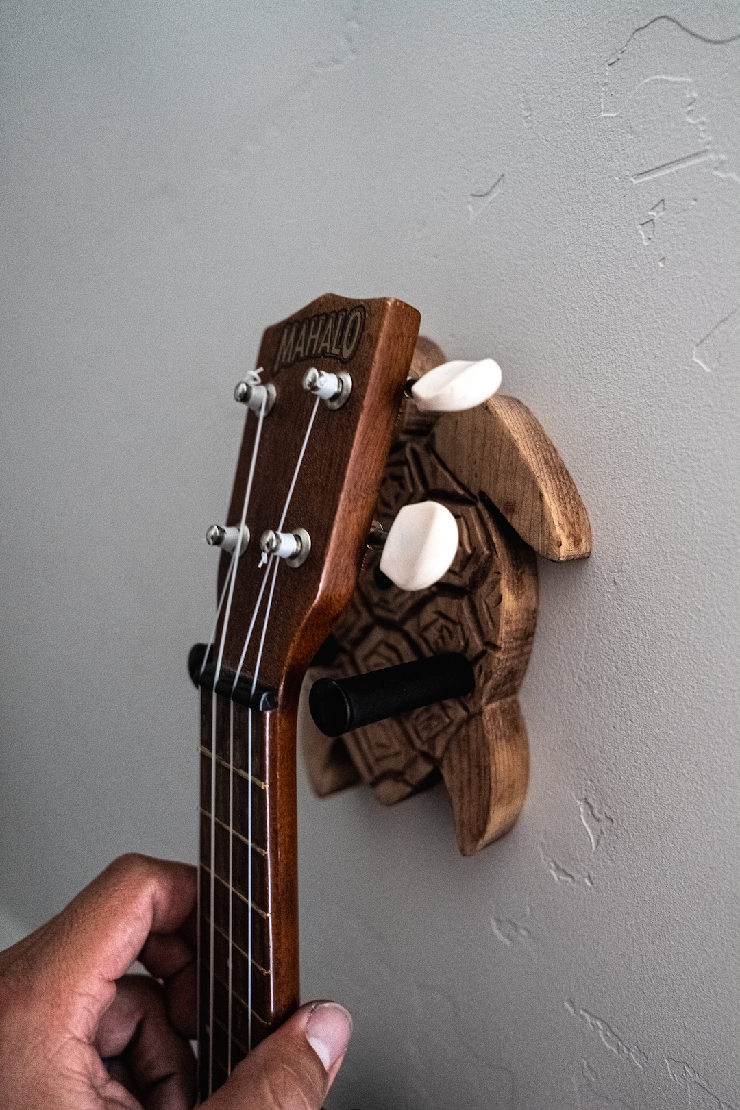 Unique Ukulele Turtle Wall Mount Holder Etsy
