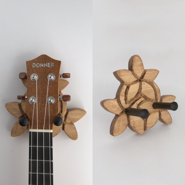 Unique Ukulele Wall Mount - Flower