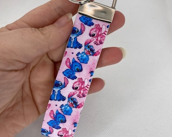 Stitch and Angel-sleutelhanger