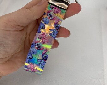 Stitch and Angel-sleutelhanger