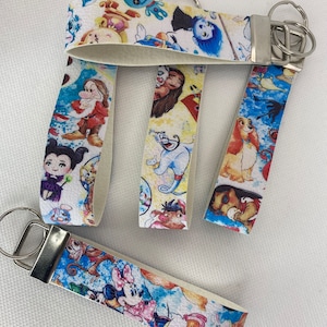 Disney characters key fob
