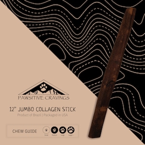 6″ Jumbo Collagen Stick Dog Treat