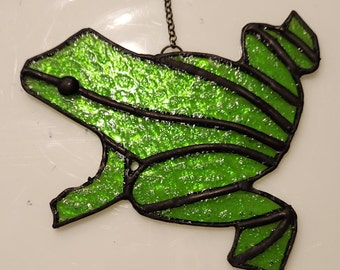 Frog - Stained Glass Suncatcher