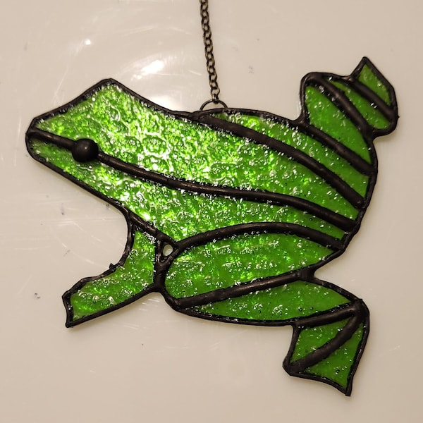 Frog - Stained Glass Suncatcher