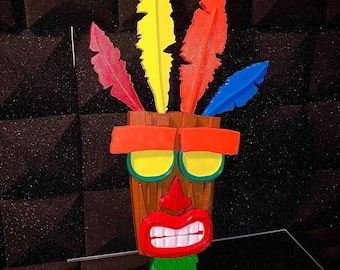 Aku Aku Crash Bandicoot Art Print - Etsy