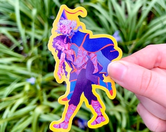 Wizard and Knight Sticker | DnD Fairytale Aesthetic