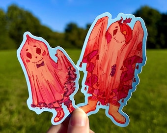 Spooky Ghost Kids || Halloween-Sticker Pack