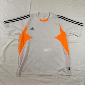 adidas シャツ ヴィンテージ 80s 90s y2k 古着 80s adidas BIG ロゴ ソリッド 両面 Tシャツ 赤 L 古着