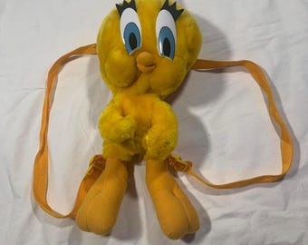 Mochila de peluche de Tweety de los años 90