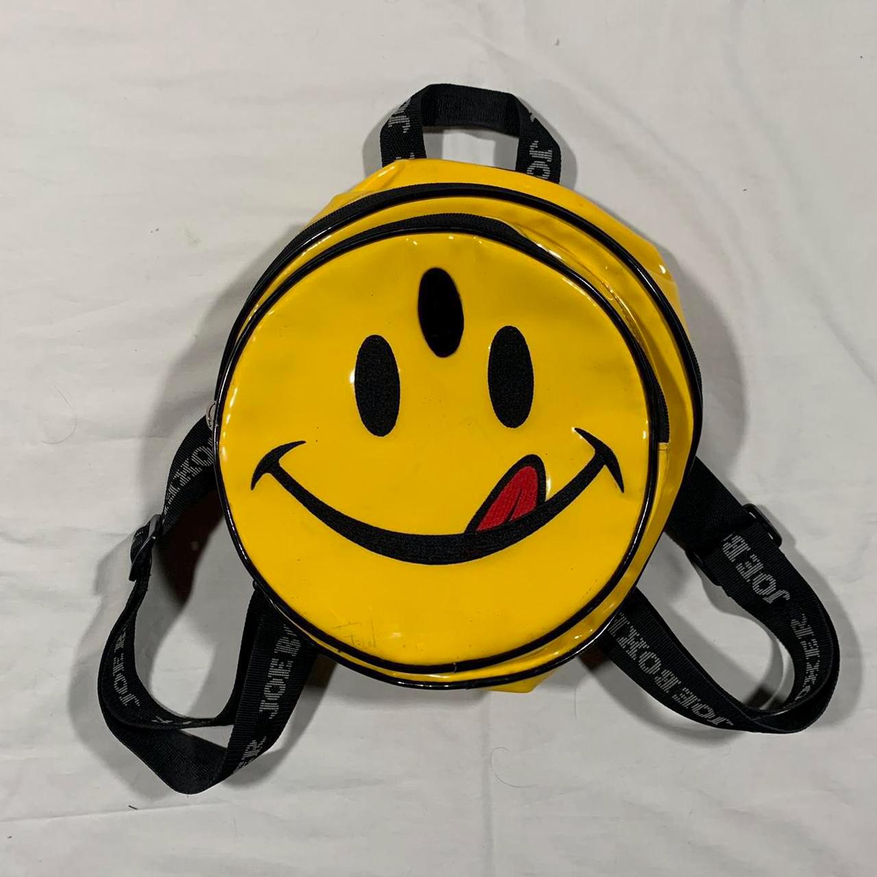 90s / 2000s Y2k Vintage Yellow and Black Acid Rave Raver