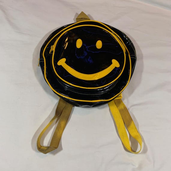90s smiley face backpack on sale