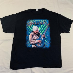 Vintage Santana T Shirts - Etsy