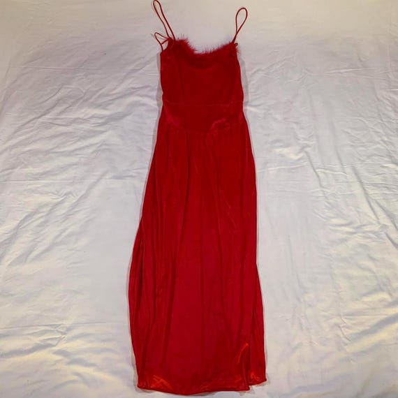 fuzzy red dress MISSGUIDED Fuzzy Knitted Bell Sleeve Boho Fringe Hem Sweater Dress ChristmasMISSGUIDED