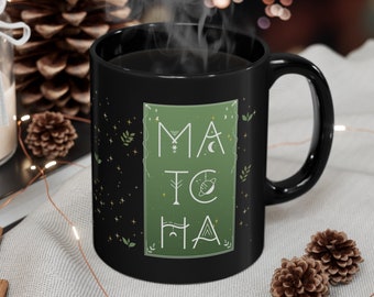 Niebiański magiczny kubek Matcha, filiżanka do herbaty Matcha, szaleństwo Matcha, miłośnik Matcha, proszę o więcej Matcha