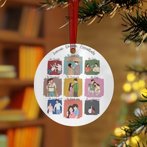 Kdrama Essentials Christmas Ornament, Korean Drama Metal Christmas Ornament, Kdrama Gifts, Korean Drama Fan, Kdrama Addict Gifts