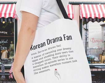 KDrama Fan Tote Bag, Korean drama Inspired Tote Bag, Kdrama Tote Bag, Korean Drama Tote Bag, Korean Tote Bag, Cute Aesthetic Tote
