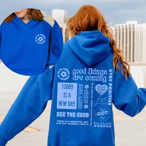 Positive Mindset Aesthetic Hoodie, Quotes Shirt, Trendy Sweatshirt, Positive Hoodie, Aesthetic Sweatshirt, Mental Health Shirt, Affirmations