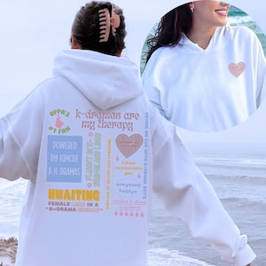 koreanisches Drama ästhetik Hoodie, Kdrama Zitate Shirt, Kdrama Pullover, Kpop Geschenke, koreanischer Stil, koreanische Ästhetik, K-Drama Fan Geschenke