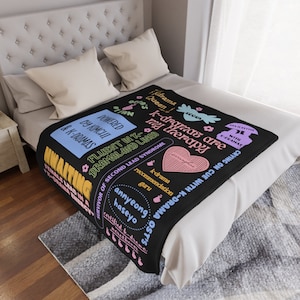 Drama ästhetische Decke, koreanische Decke, KPop-Liebhaber-Plüsch-Decke, KDrama-Addict-Geschenk, KDrama-süße Decke, Kdrama-beobachtete Decke