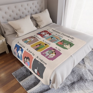 Korean Drama Essentials Blanket, K-Drama Plush Blanket, Kdrama Fan Gift, Korean Style, Korean Aesthetic, Korean Drama Gift, Kdrama Merch