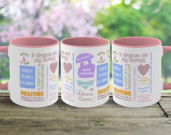 Kdrama Aesthetic Mug, Korean Drama Mug, Kdrama Fan Quotes Mug, Kpop Gifts, Korean Style, Korean Aesthetic, Kdrama Fan Gift