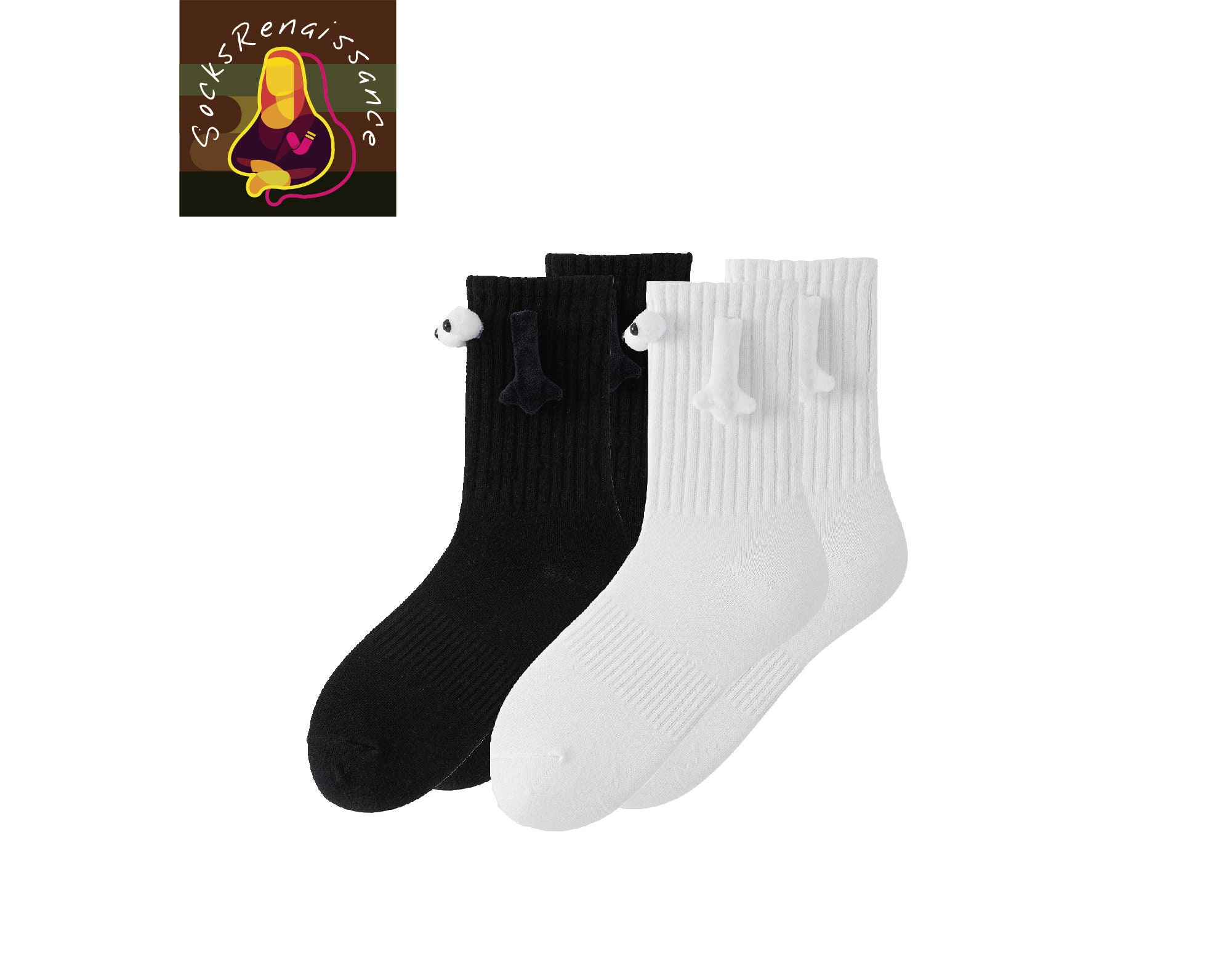 Glow in the Dark Lace up Socks Halloween Socks Halloween 