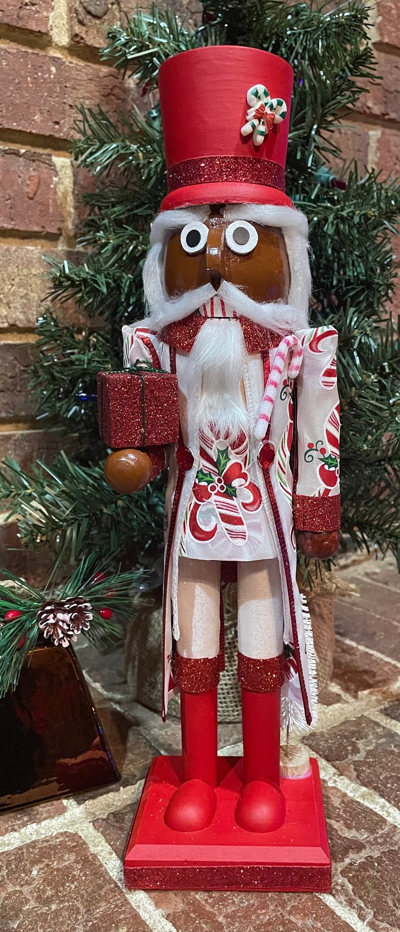 Handcrafted African American Nutcracker, African American Nutcracker