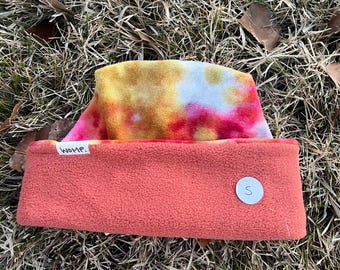 S - Tie Dye Orange Beanie