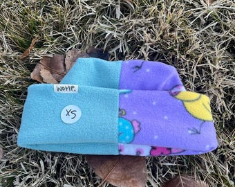 XS - Blue and Purple Duck Print Beanie