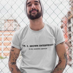 Dr Emmitt Brown T-shirt, Back to the Future, funny movie t-shirt, Doc Brown