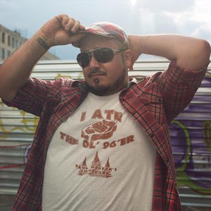 I Ate the Ol 96&#39;er, Great Outdoors, John Candy, John Hughes, Paul Bunyon&#39;s Cupboard, movie t-shirt