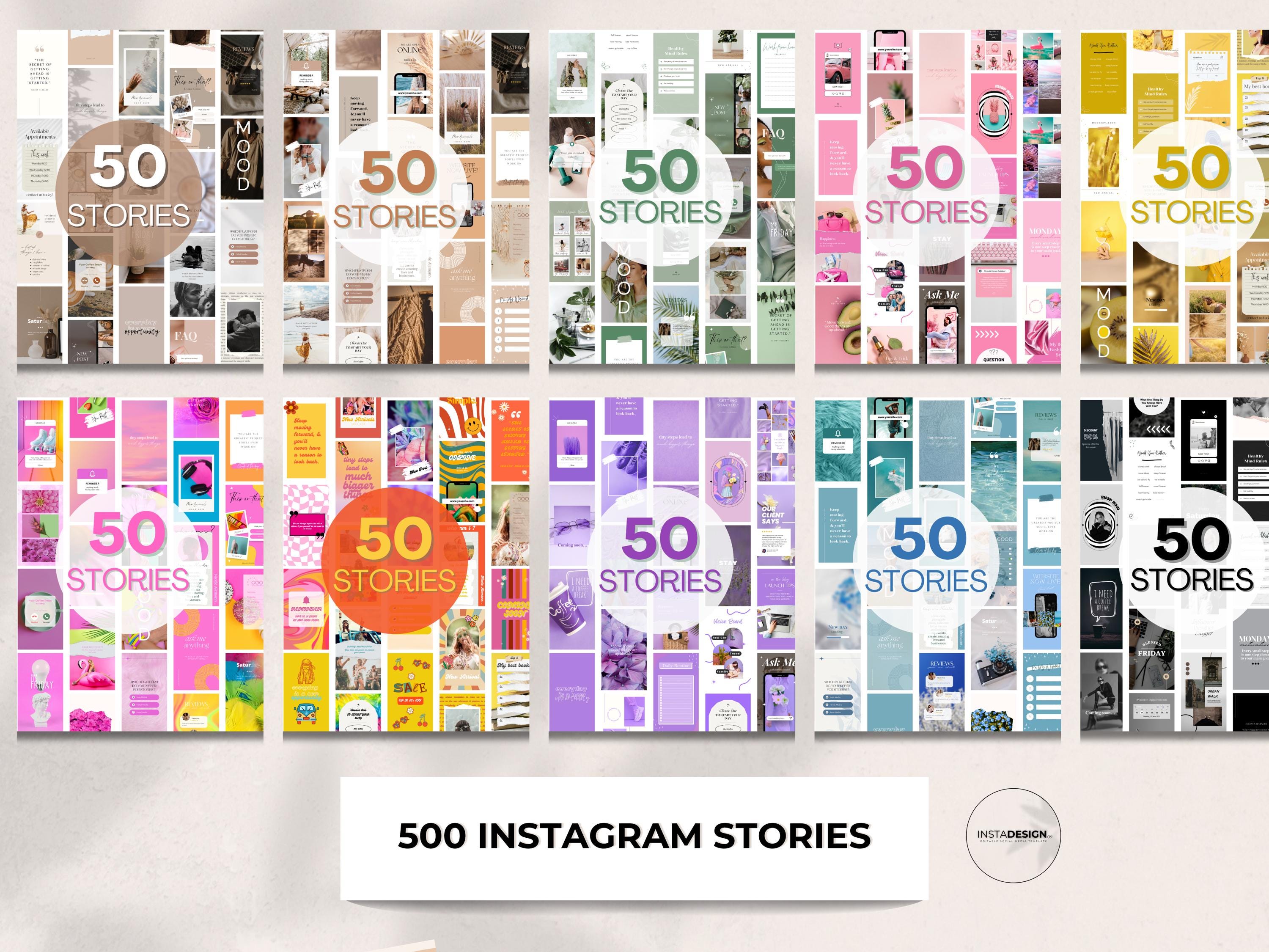 Instagram Templates Bundle - 4400+ Canva Social Media Kit | Editable ...