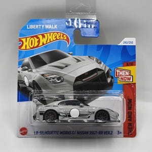 パウンドシルエットワークス GT 日産 35GT-RR - ホットウィール 1:64スケールモデル、ダイキャストジャパンスポーツカー、ミニチュアレプリカおもちゃの車、コレクター向け車両