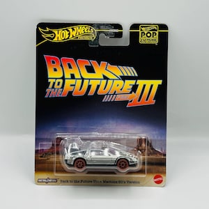Back To Future Time Machine 50's Version - Hot Wheels Pop Culture, Premium diecast movie car, Miniature rare custom vehicle, Collectible car