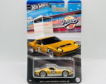 ミニカー HotWheels Vintage Racing Hot Wheels Vintage Racing HRT81 HRV03 *1971 Lamborghini Miura SV