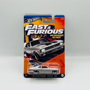 1970 Chevy Nova SS Hot Wheels: Diecast Miniature Filmauto