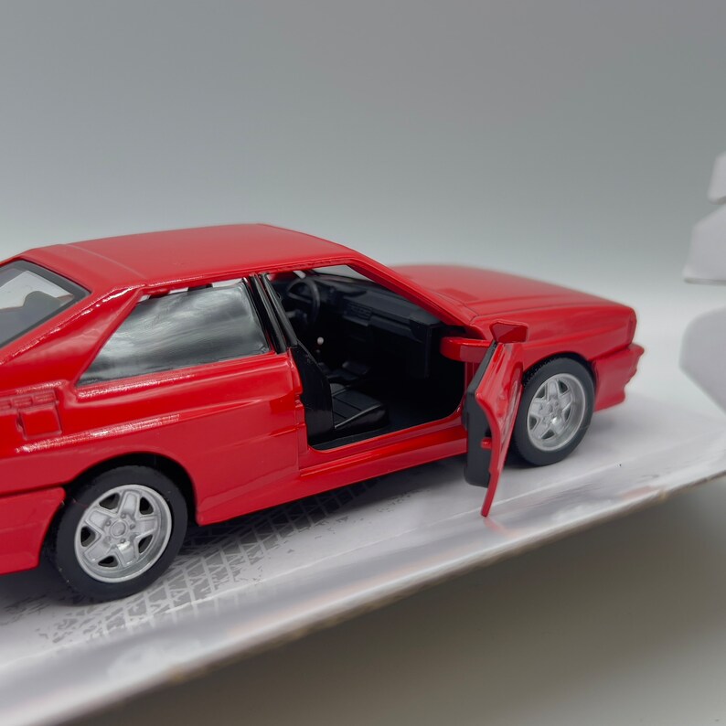 Voiture Miniature Audi Quattro 1980 - 1/36 Alliage - Cadeau Enfant/collection