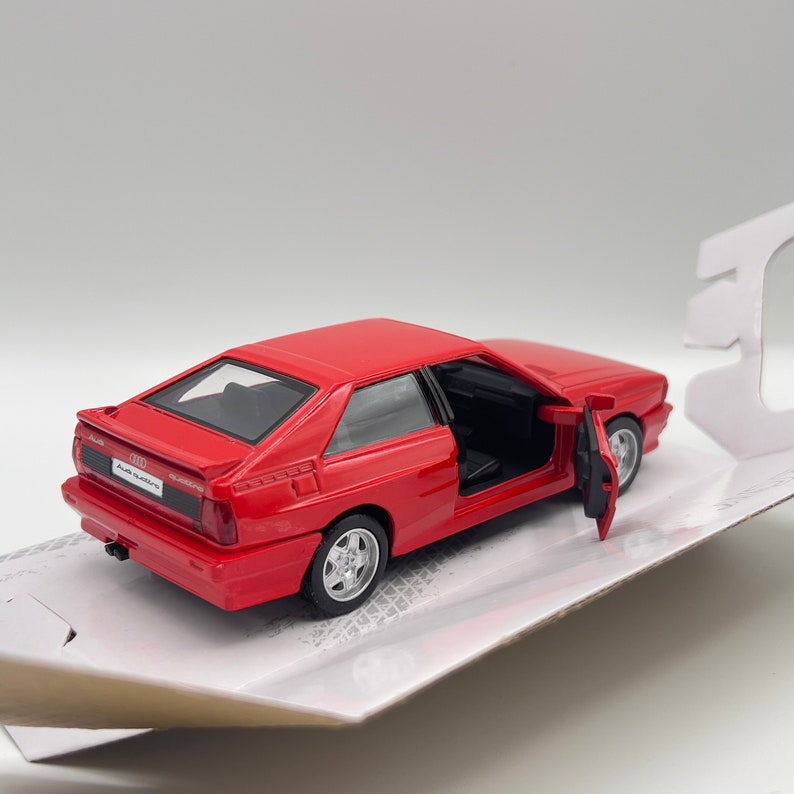 Voiture Miniature Audi Quattro 1980 - 1/36 Alliage - Cadeau Enfant/collection
