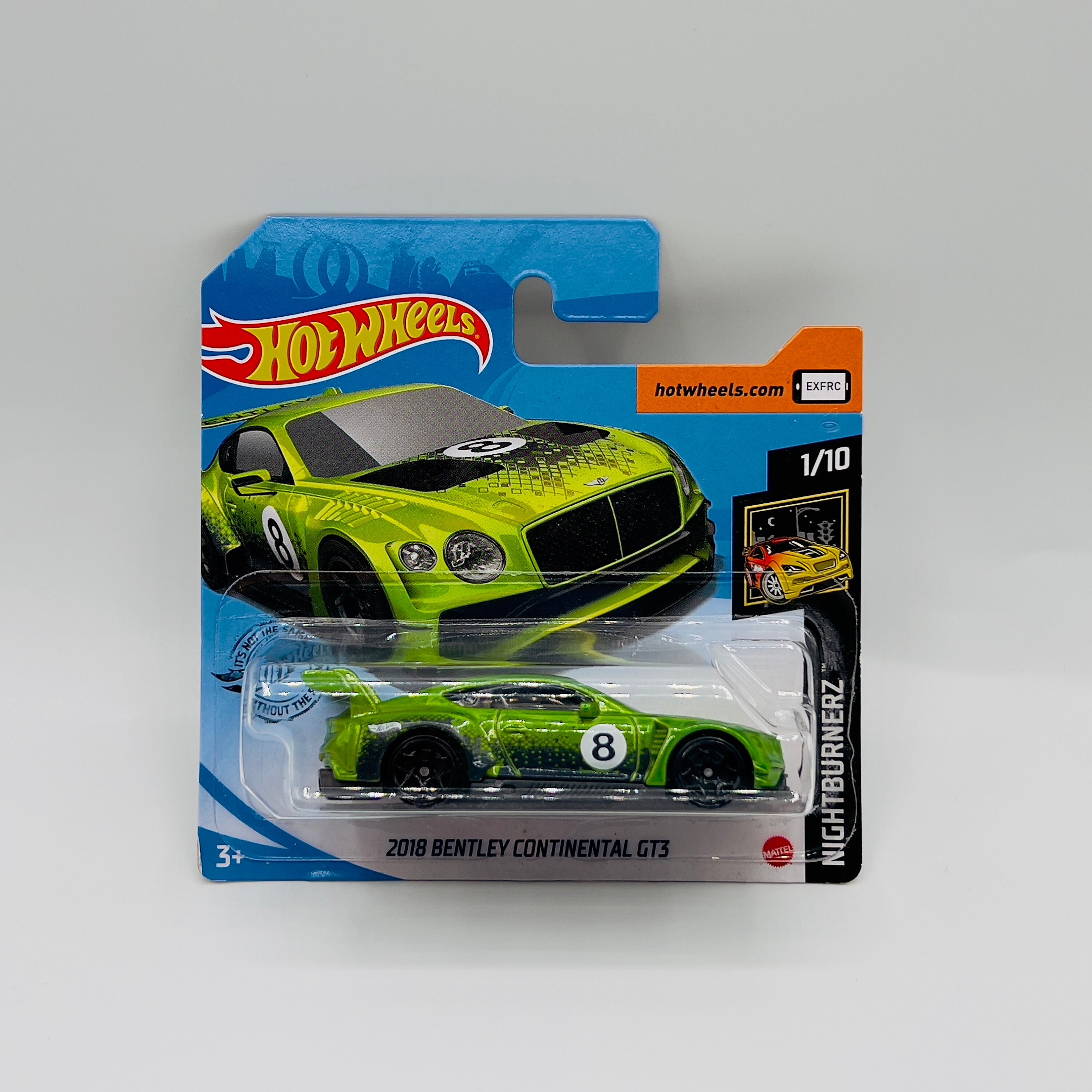 2018 Bentley Continental GT3 Hot Wheels Night Burnerz Rare Supercar Miniature Collectible Mini Luxury Vehicle Diecast Fast Coupe Model Etsy