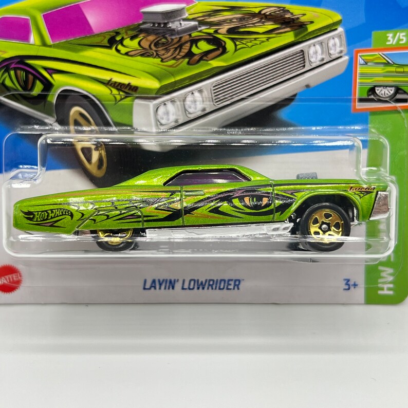 Layin' Lowrider Hot Wheels Slammed Edition, Iconic American Car With