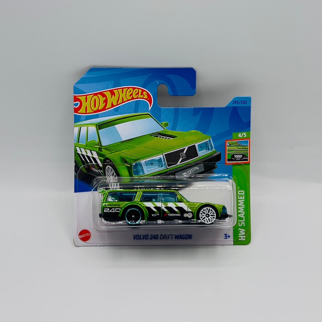 Volvo 240 Drift Wagon - Hot Wheels Slammed Edition, Diecast