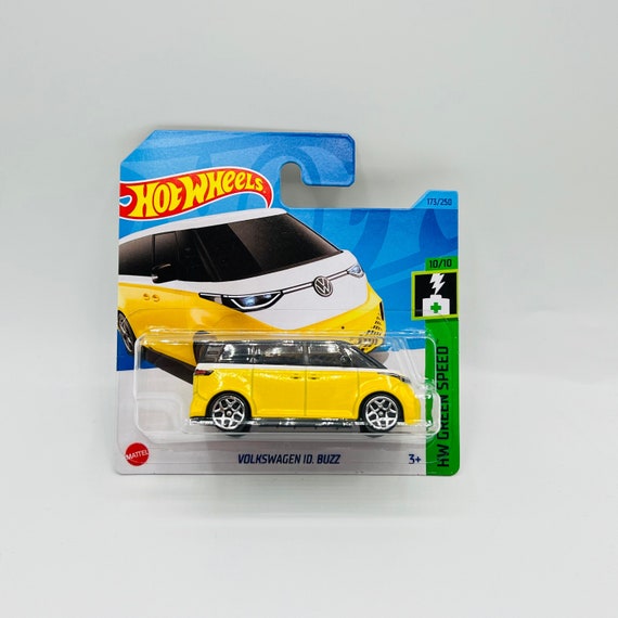 Volkswagen ID Buzz Hot Wheels Green Speed, Collectible Yellow