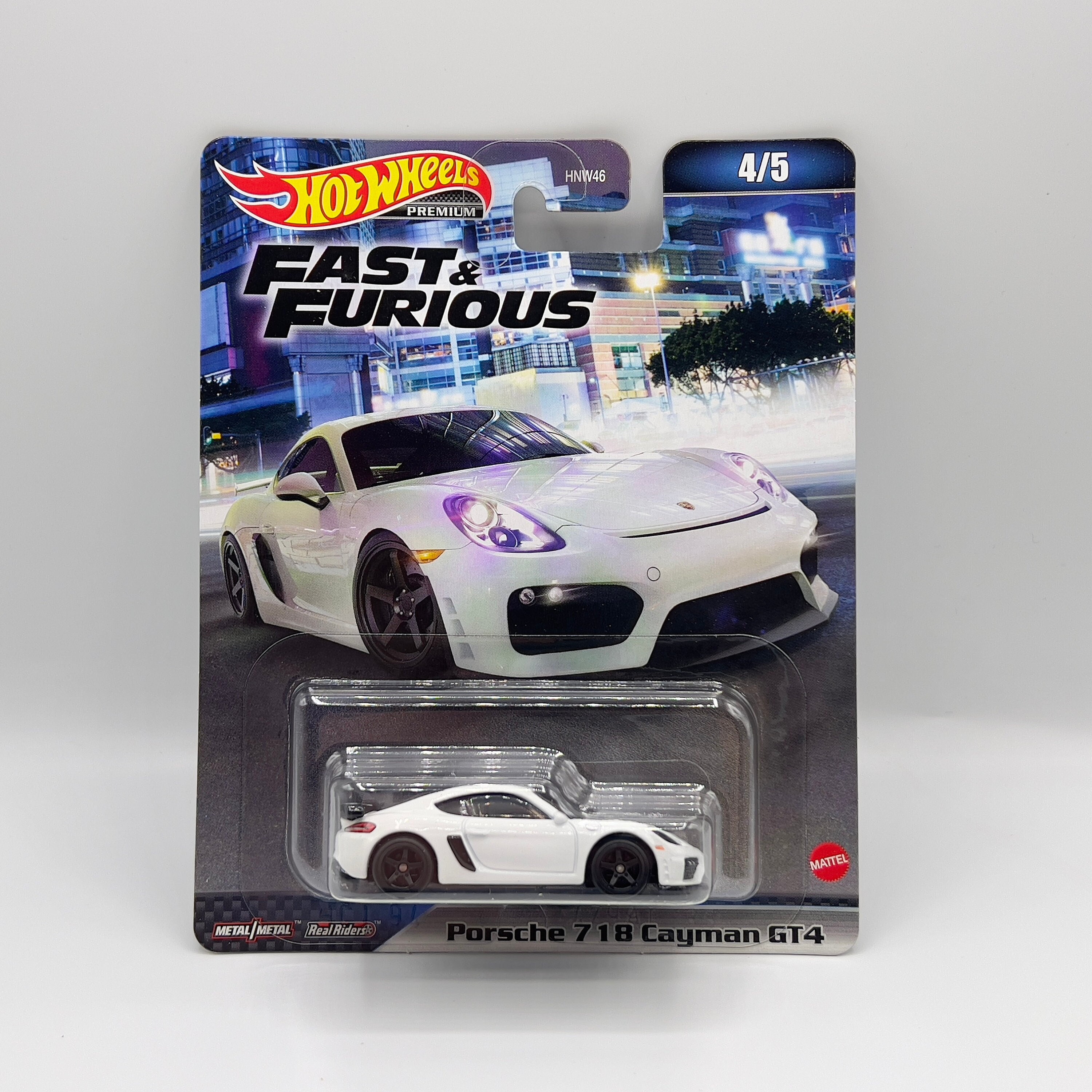 Porsche 718 Cayman GT4 - Hot Wheels Premium Fast & Furious