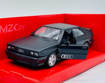 Audi Quattro 1980 - RMZ City diecast car model, True vintage rally vehicle, Legendary racing automobile, Rare collectible auto toy replica