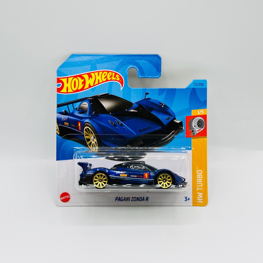 Pagani Zonda R - Hot Wheels Turbo, Diecast Racing Supercar