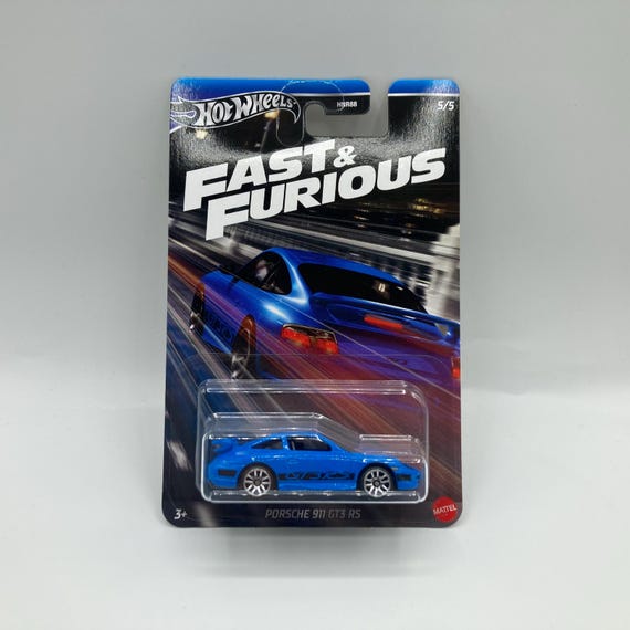 Hot Wheels Porsche 911 GT3 RS: Fast & Furious Diecast Model - Etsy