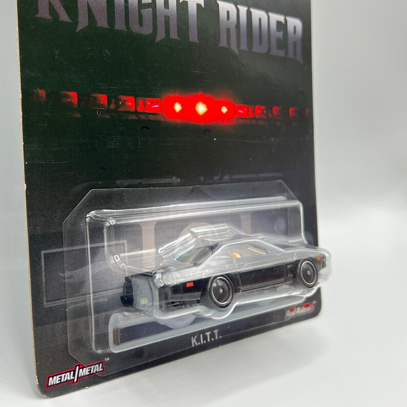 Knight Rider KITT Hot Wheels Premium Edition Diecast Iconic - Etsy